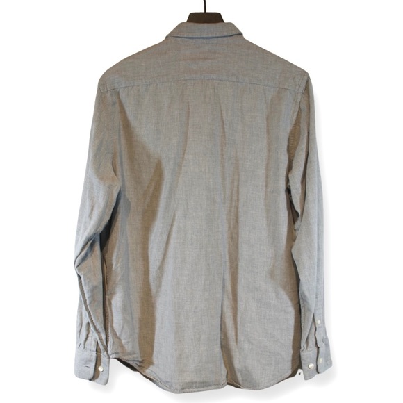 Banana Republic Button Down Shirt Mens Large Lightweight Flannel Long Sleeve - Picture 2 of 4